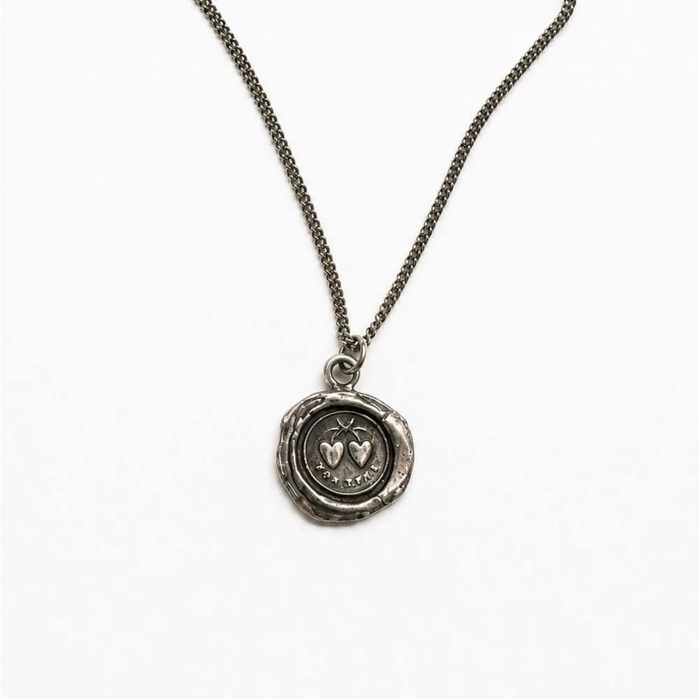 Pyrrha Hearts talisman necklace